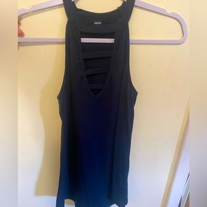 Navy blue tank top